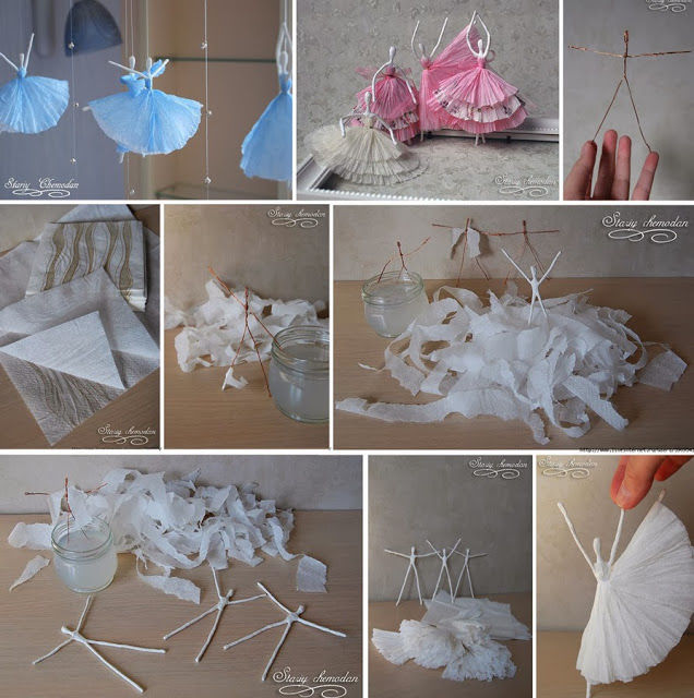 Paper Ballerina Craft Idea