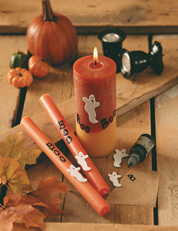 Boo ghost candles Boo ghost candles