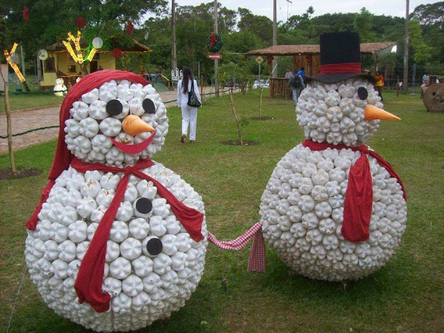 Snowman Sculptures