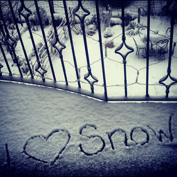 I love snow