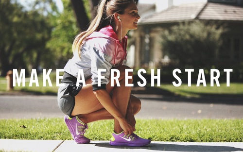 Make a fresh start Make a fresh start