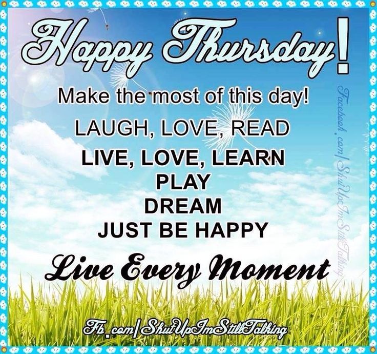 Happy Thursday