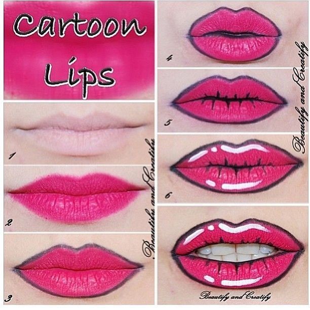 Cartoon Lips Tutorial