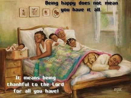 being happy