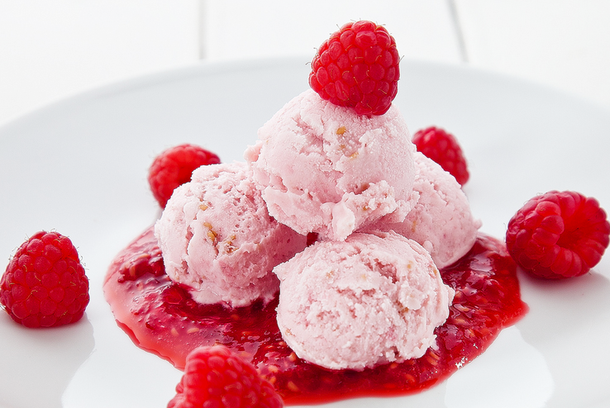 Raspberry Ice cream