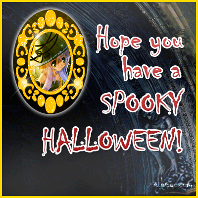 Hope you have a spooky Halloween
