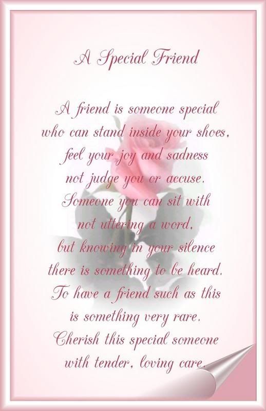 A Special Friend A Special Friend