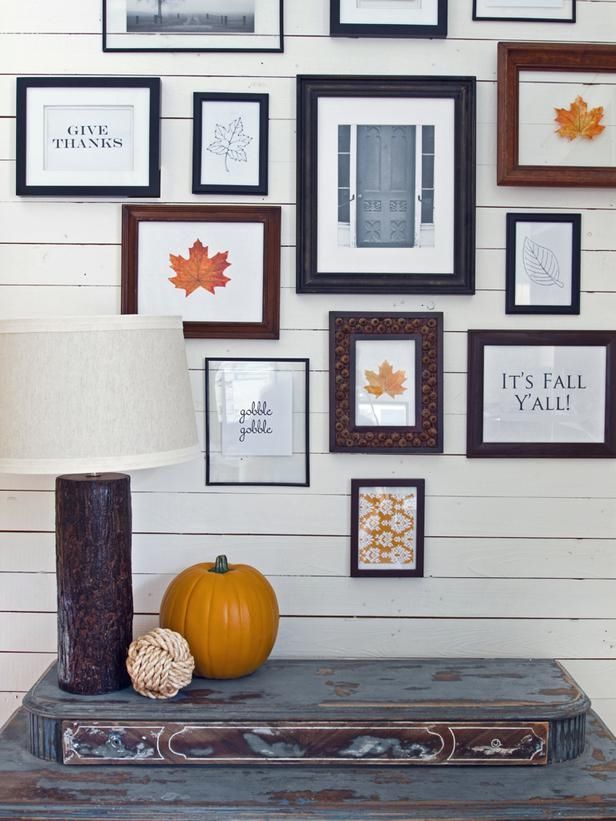 Wall Grouping with Fall Flair Wall Grouping with Fall Flair