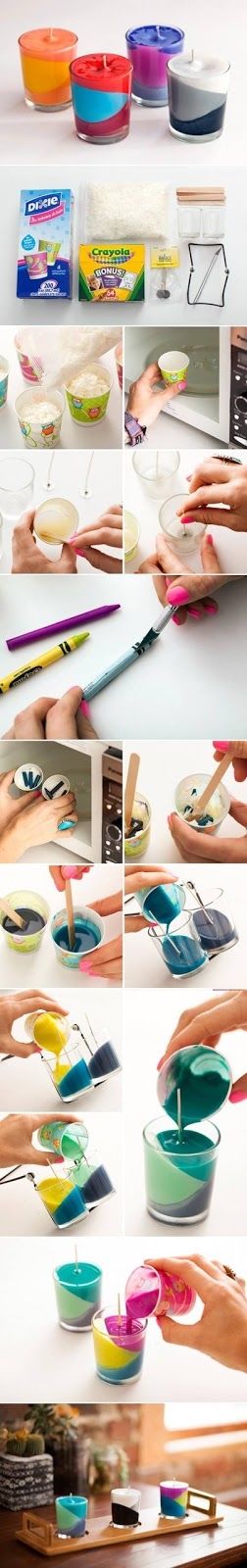 How to make Crayola Candles