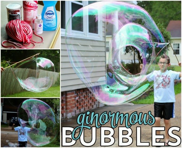 How to make huge bubbles How to make huge bubbles
