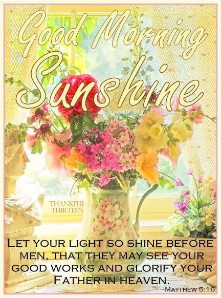 Good Morning Sunhine