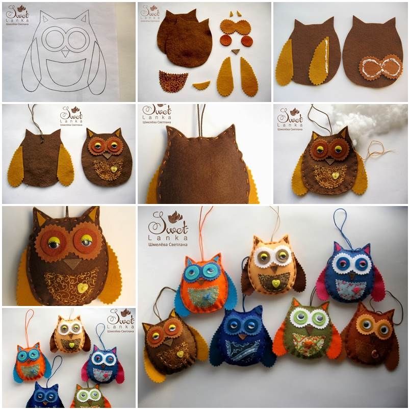 Felt owl DIY Felt owl DIY