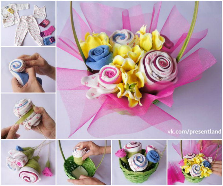 Floral clothes bouquet Floral clothes bouquet