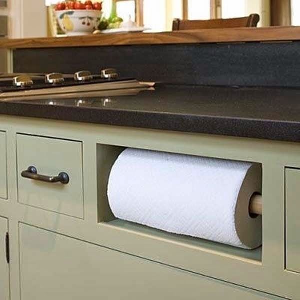 Kitchen fake drawers