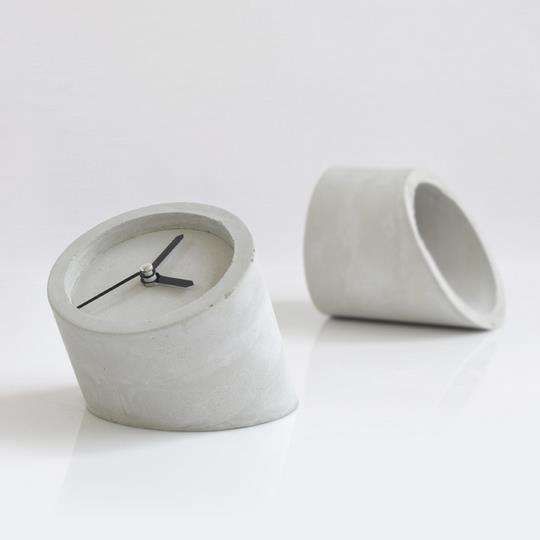 Cement Clock Idea Cement Clock Idea