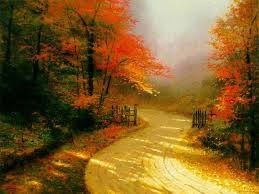 Old Country Road in the Fall