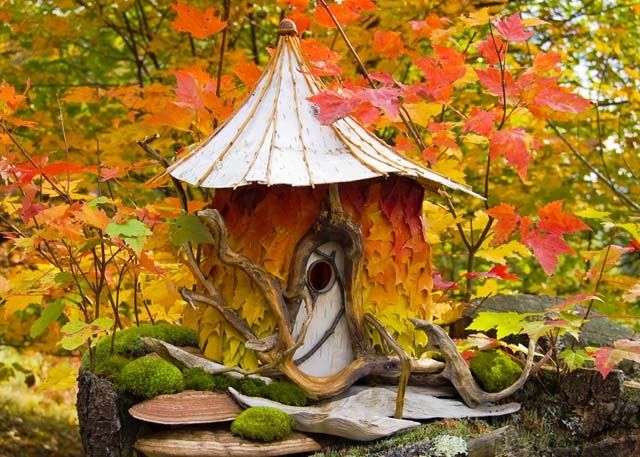 Autumn Birdhouse