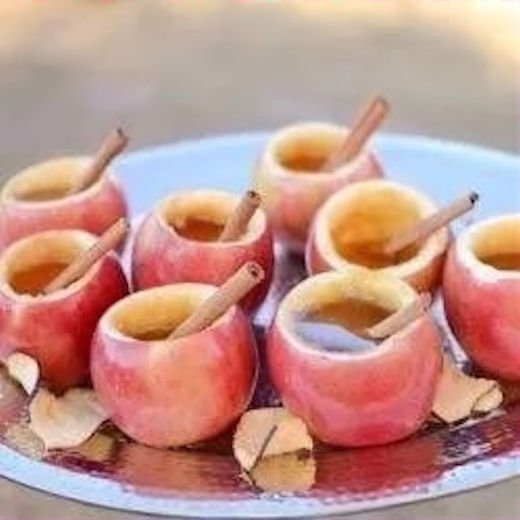 Apple Cups with Hot Cider Apple Cups with Hot Cider