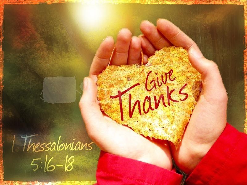 Give thanks Give thanks