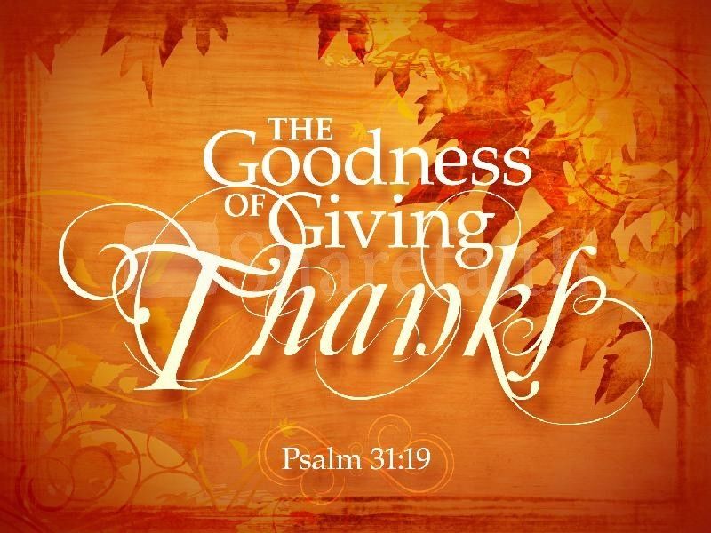 The goodness of giving The goodness of giving