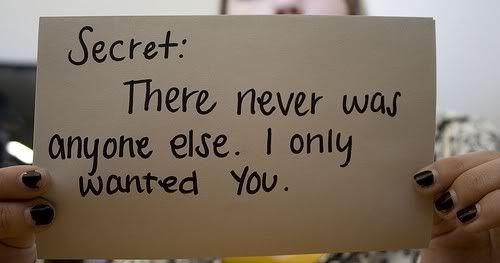 I only wanted you