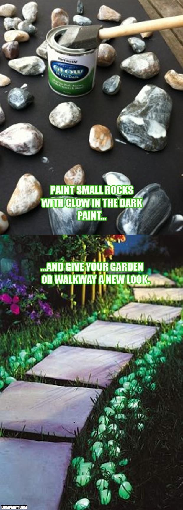 Paint rocks with glow in the dark paint Paint rocks with glow in the dark paint