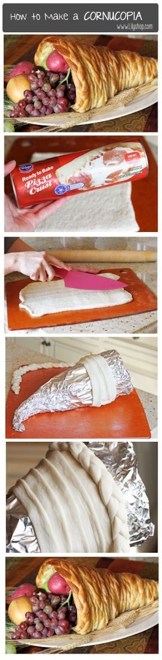 How to make a cornucopia