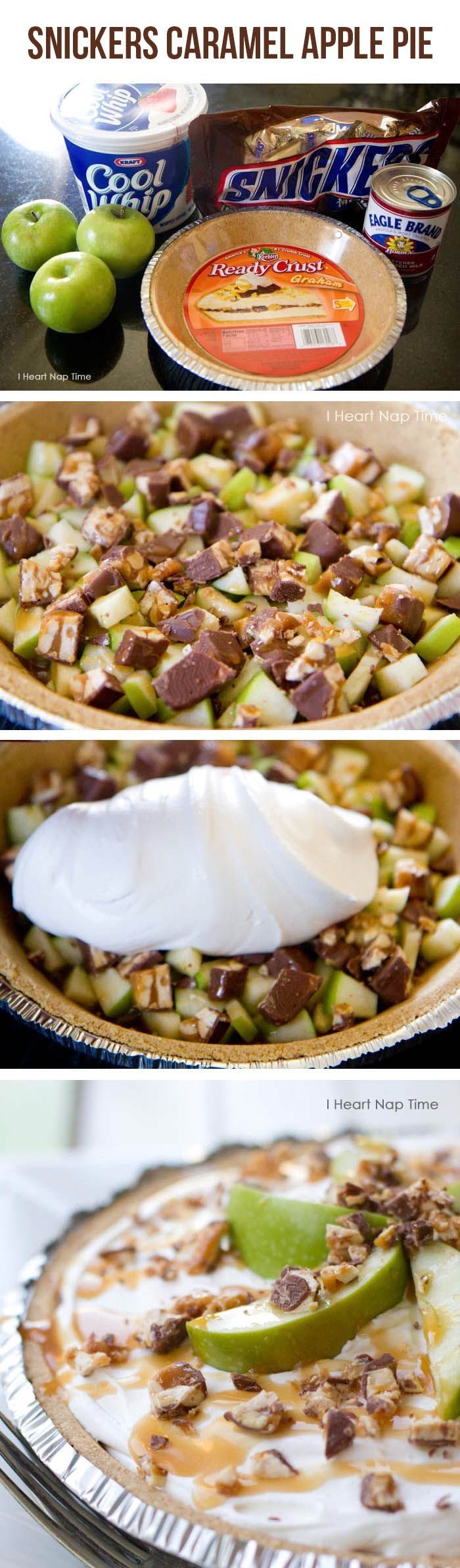 Snickers Caramel Apple Pie