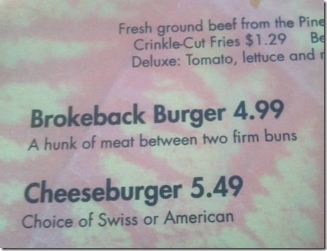 Mans man burger Mans man burger