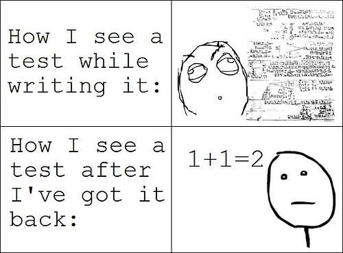 How I see test
