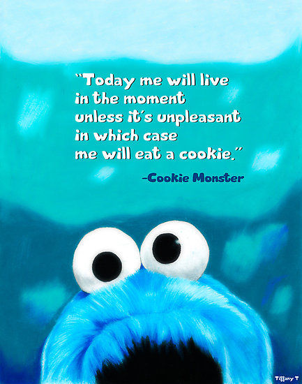Today me will live in the moment.... Today me will live in the moment....