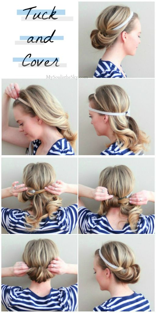 Tuck & Cover Updo How-To Tuck & Cover Updo How-To