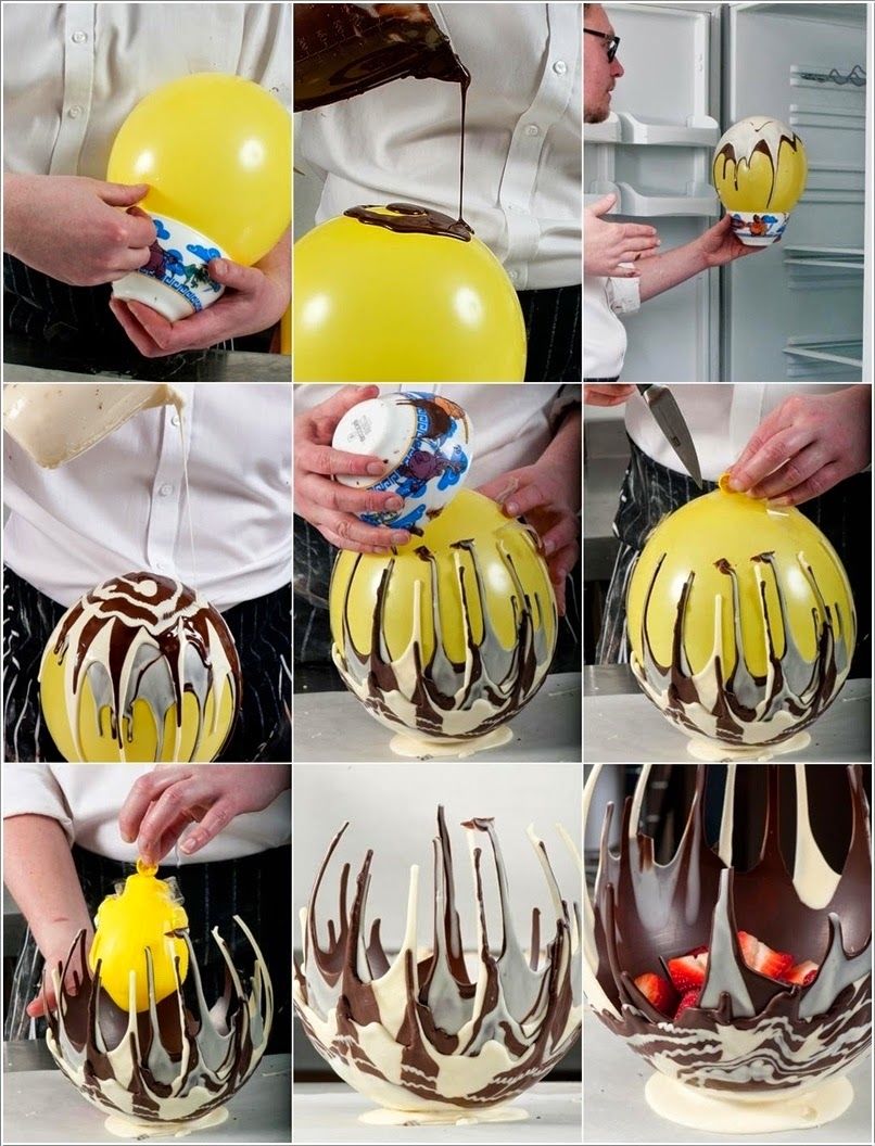 Edible Chocolate Bowls