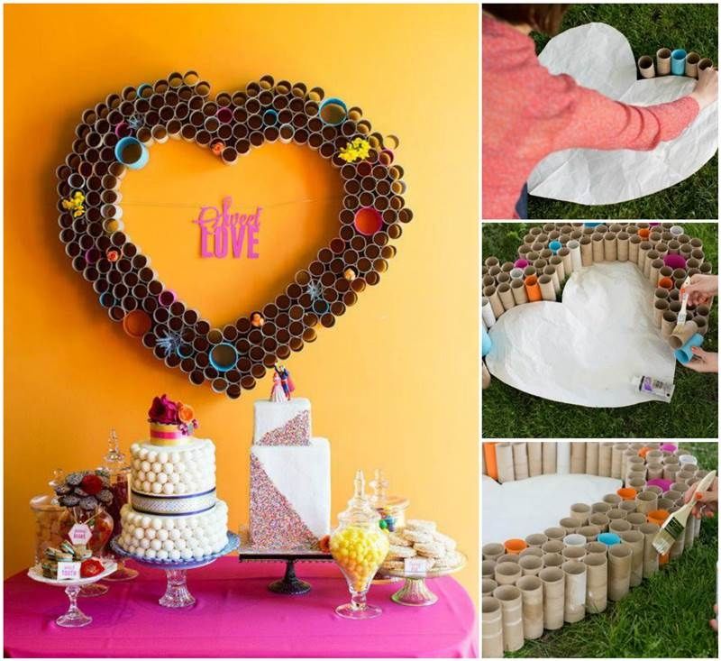 Paper Heart Wall Art Craft