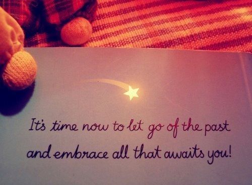 Time to let go of the past