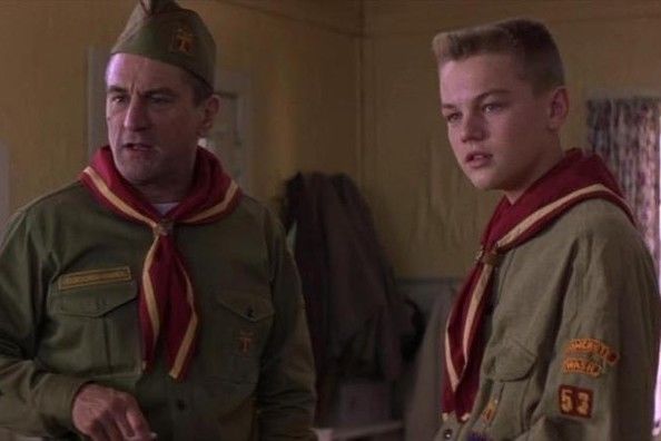 Robert DeNiro and Leonardo DiCaprio in This boys life Robert DeNiro and Leonardo DiCaprio in This boys life