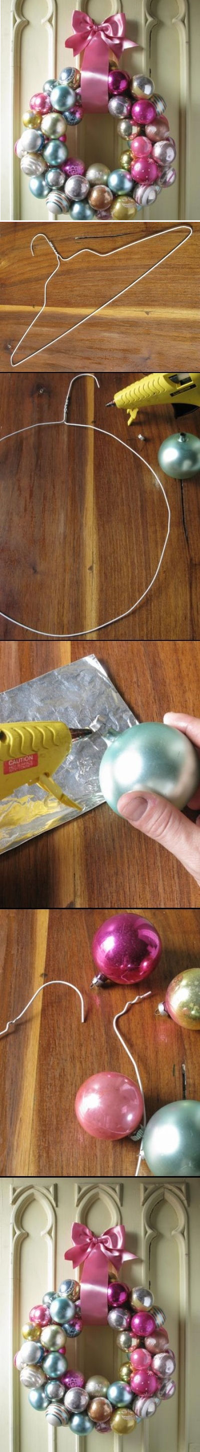 DIY Christmas Ball Wreath DIY Christmas Ball Wreath