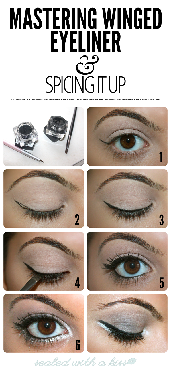 DIY Winged Eyeliner DIY Winged Eyeliner