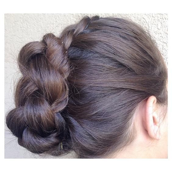 Dutch Braid Updo