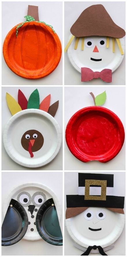 Fall Plate Crafts Fall Plate Crafts