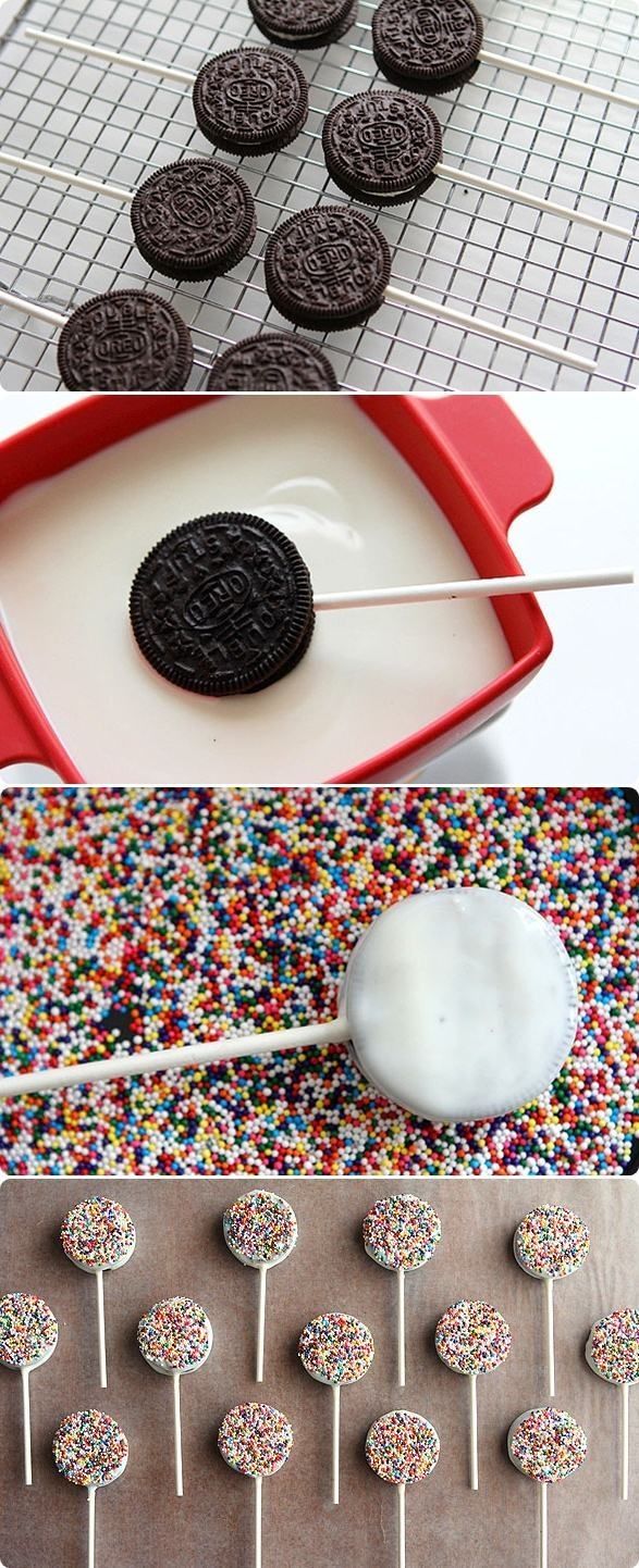 White Chocolate Oreo Pops White Chocolate Oreo Pops