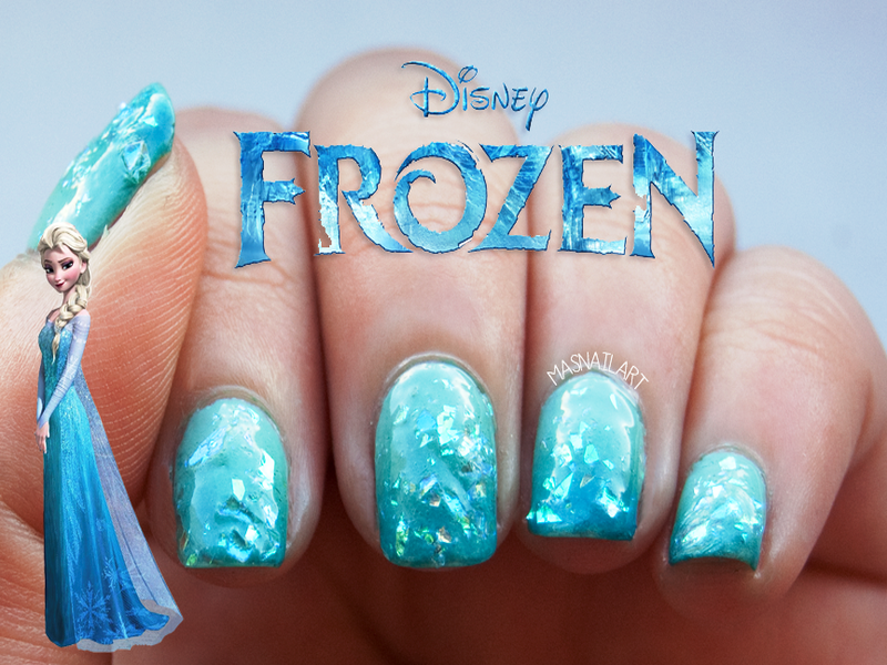 6. Glittery Frozen Gel Manicure - wide 3