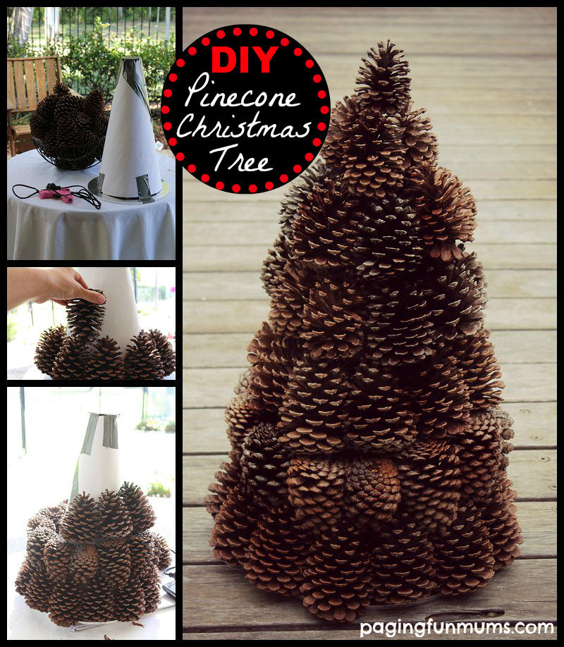 DIY Pinecone Tree