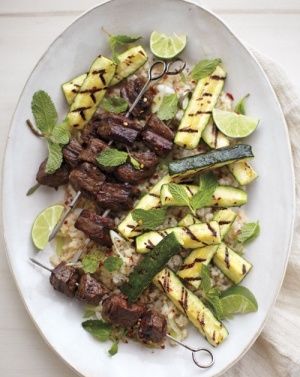 Grilled beef skewers Grilled beef skewers