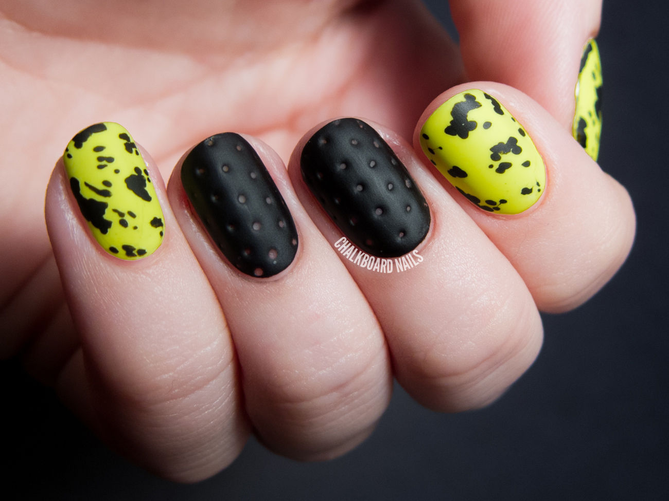 Leather neon faux splatter Leather neon faux splatter