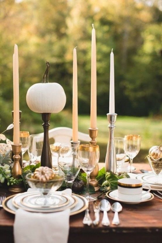 Elegant Thanksgiving Table Elegant Thanksgiving Table