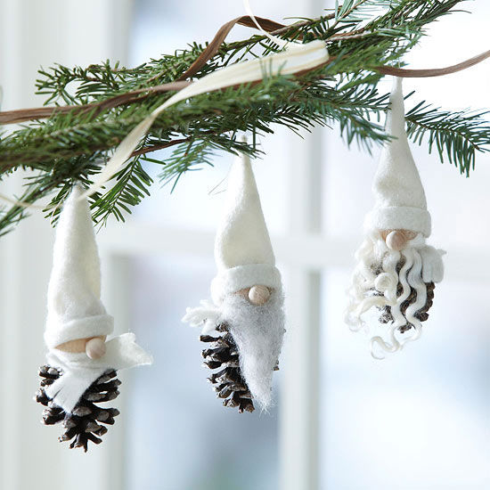 Christmas Pinec one Snowmen