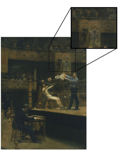 Thomas Eakins between rounds portraits