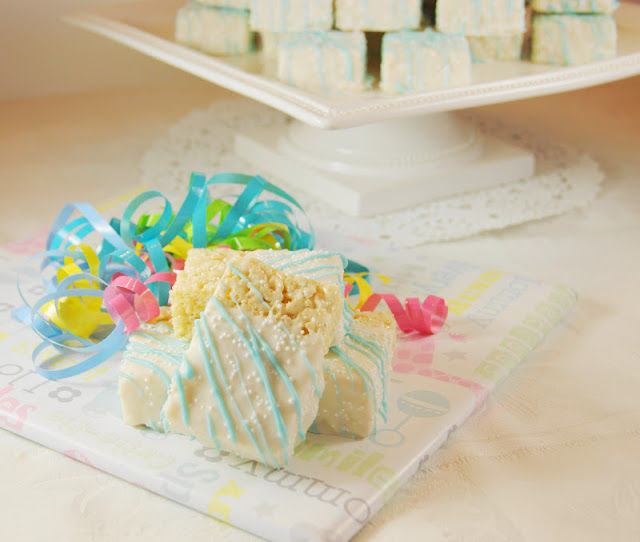 Baby Shower Rice Krispies