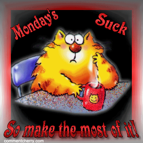 Monday's Suck! So Make the Most of it! Monday's Suck! So Make the Most of it!